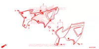 COUVERCLES LATERAUX pour Honda CB 500 X ABS de 2014