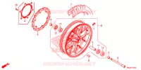 ROUE AVANT pour Honda CB 500 F ABS de 2013