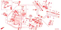 GUIDON   TE DE FOURCHE pour Honda CB 500 X de 2013