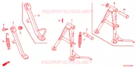 BEQUILLE pour Honda CB 150 UNICORN de 2005
