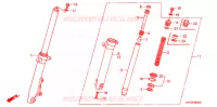 FOURCHE pour Honda CB 150 UNICORN de 2005