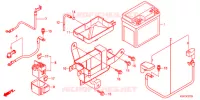 BATTERIE (4) pour Honda CB 150 UNICORN DAZZLER de 2012