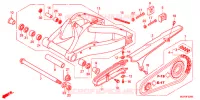 BRAS OSCILLANT pour Honda CBR 1000 RR ABS TRICOLOUR de 2013