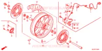 ROUE AVANT pour Honda CBR 1000 RR ABS TRICOLOUR de 2013