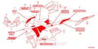 AUTOCOLLANTS (CBR1000RRD/RAD) (REPSOL) pour Honda CBR 1000 RR ABS REPSOL de 2013