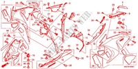 CARENAGES LATERAUX AVANT pour Honda CBR 1000 RR FIREBLADE TRICOLOR de 2013