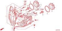 PHARE pour Honda CBR 1000 RR FIREBLADE TRICOLOR de 2013