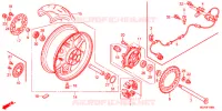 ROUE ARRIERE pour Honda CBR 1000 RR REPSOL de 2013