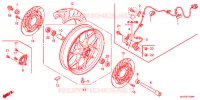 ROUE AVANT pour Honda CBR 1000 RR REPSOL de 2013