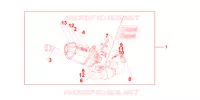 SILENCIEUX TITANE pour Honda CBR 1000 RR WHITE de 2012