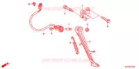 BEQUILLE pour Honda CBR 1000 RR RED de 2012