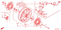ROUE AVANT pour Honda CBR 1000 RR FIREBLADE BLACK de 2012