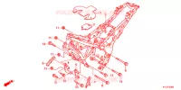 CADRE pour Honda CBR 250 R BLANCHE de 2013