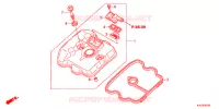 COUVRE CULASSE pour Honda CBR 250 R BLANCHE de 2013