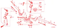 GUIDON   TE DE FOURCHE pour Honda CBR 250 R BLANCHE de 2013