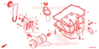 CARTER   POMPE   FILTRE A HUILE pour Honda CBR 500 R ABS BLANCHE de 2013