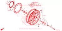 ROUE AVANT pour Honda CBR 500 R ABS WHITE de 2013