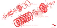 EMBRAYAGE pour Honda CBR 500 R ABS BLANCHE de 2013