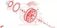 ROUE AVANT pour Honda CBR 500 R ABS BLANCHE de 2013