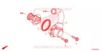 THERMOSTAT pour Honda CBR 500 R ABS BLANCHE de 2013