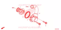 THERMOSTAT pour Honda CBR 500 R ABS HRC TRICOLOR de 2014