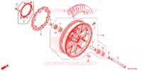 ROUE AVANT pour Honda CBR 500 R ABS HRC TRICOLOR de 2014