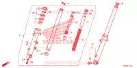 FOURCHE pour Honda CBR 500 R ABS de 2014