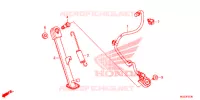 BEQUILLE pour Honda CBR 500 R de 2013