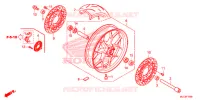 ROUE AVANT pour Honda CBR 600 RR ABS HRC de 2015