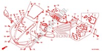 TETE DE FOURCHE pour Honda CBR 600 R ABS de 2013