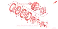 EMBRAYAGE pour Honda ACE 125 de 2014