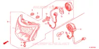 PHARE (1) pour Honda STORM 125 Front Disk brake de 2005