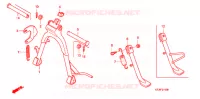 BEQUILLE pour Honda GR 125 de 2010