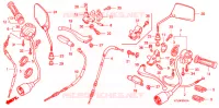 LEVIER DE GUIDON   CABLE   COMMODO (CGR125SH8,A,B) pour Honda GR 125 de 2010