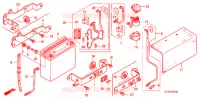 BATTERIE pour Honda GR 125 de 2008