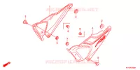 COUVERCLES LATERAUX (1) pour Honda ACE 125 CASTED WHEELS de 2013