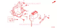 BATTERIE (1) pour Honda CB1 125 RUEDAS FUNDIDAS 4AG de 2013