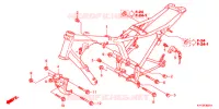 CADRE (2) pour Honda CB1 125 RUEDAS FUNDIDAS 4AG de 2013