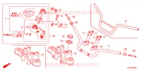 GUIDON   TE DE FOURCHE pour Honda CB1 125 RUEDAS FUNDIDAS 4AG de 2013