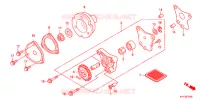 POMPE A HUILE pour Honda CB1 125 RUEDAS FUNDIDAS 4AG de 2013