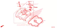 COUVRE CULASSE pour Honda CRF 250 L ROJO de 2014