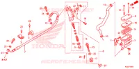 MAITRE CYLINDRE DE FREIN ARRIERE pour Honda CRF 250 L ROJO de 2014