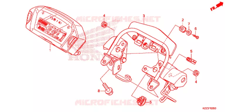 COMPTEUR Honda MOTO 250 CRF 2016  CRF250MF
