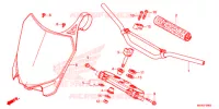 GUIDON   TE DE FOURCHE pour Honda CRF 450 R de 2013