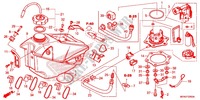 RESERVOIR A CARBURANT pour Honda CRF 450 R de 2013