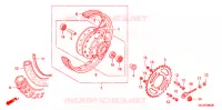 ROUE ARRIERE pour Honda CRF 50 de 2010