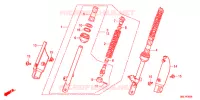 AMORTISSEUR AVANT pour Honda CRF 50 de 2012