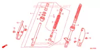 AMORTISSEUR AVANT pour Honda CRF 50 de 2013