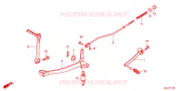 PEDALE DE FREIN   KICK pour Honda CRF 50 de 2014