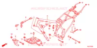 CADRE pour Honda CRF 80 de 2013
